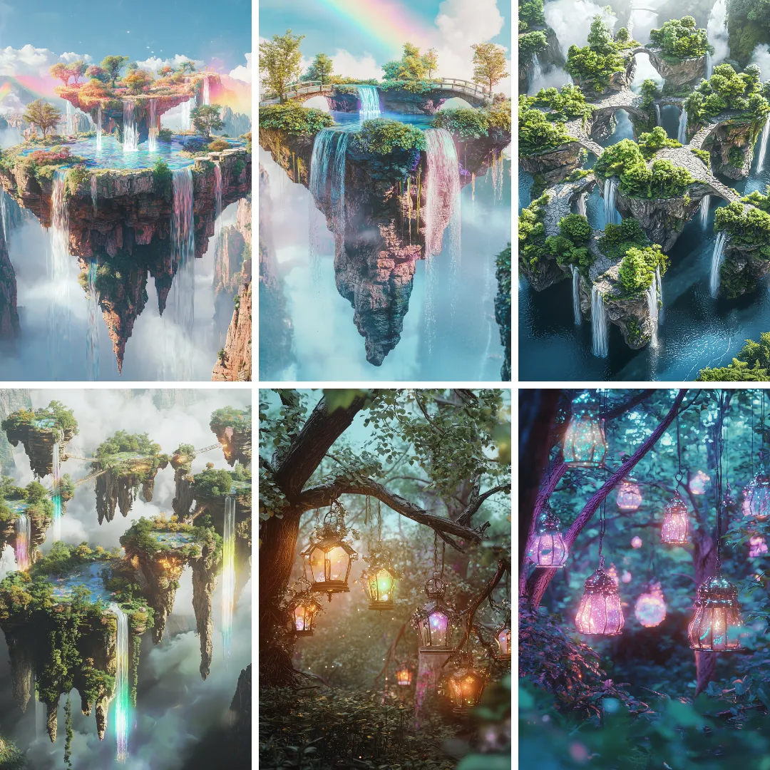 22 Fantasy Epic Landscapes Assets Bundle (With MRR  Master Resell Rights)