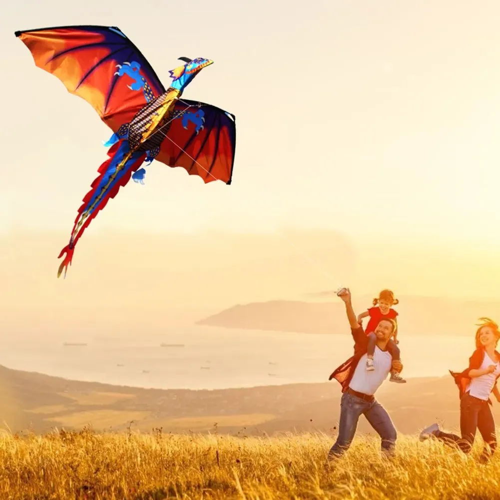 3D Dragon 100M Kite