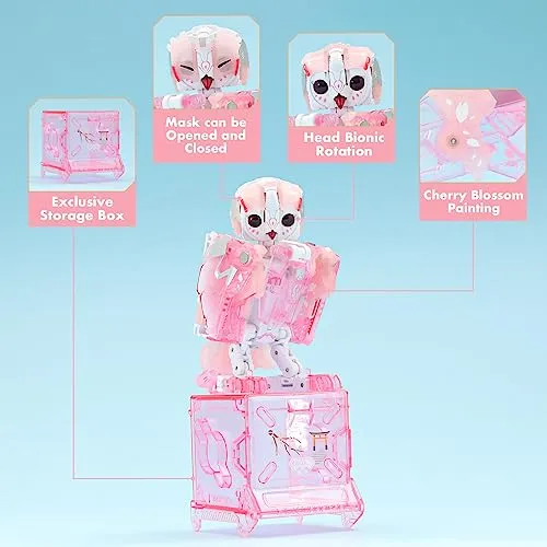 52TOYS Beastbox BB-41RH Rhapsody, Owl Transforming Toy Action Figure Mecha Cube for Collectors Kids