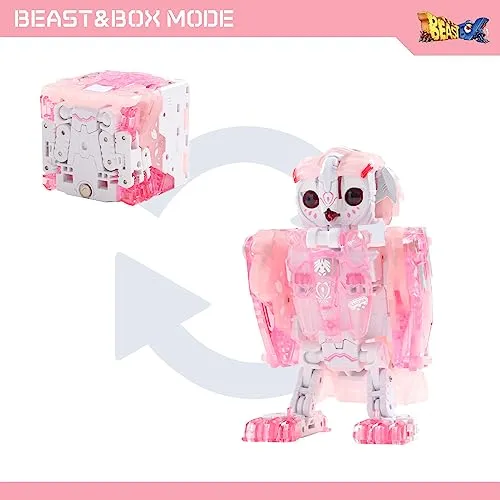 52TOYS Beastbox BB-41RH Rhapsody, Owl Transforming Toy Action Figure Mecha Cube for Collectors Kids