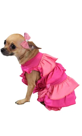 8651 Up Collection Ruffle Pink Dress