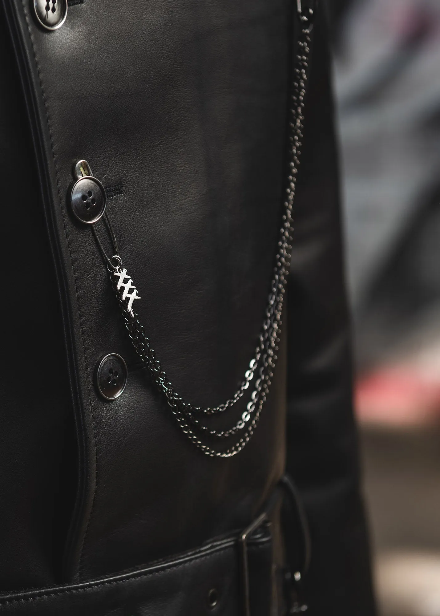 Alexandrina_ black leather jacket - Private Sales 25