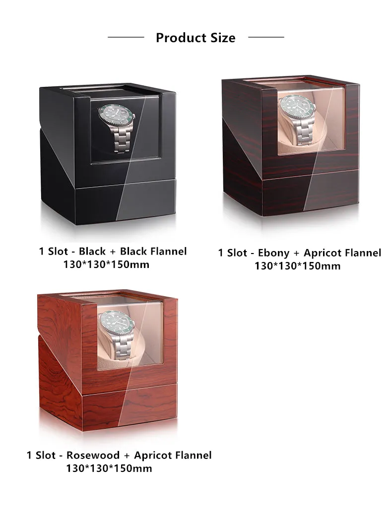 Automatic Watch Winder British Design Handmade Battery or DC/AC Operated