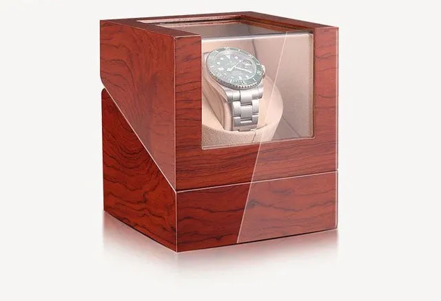 Automatic Watch Winder British Design Handmade Battery or DC/AC Operated
