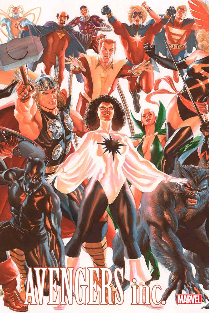 Avengers Inc. #1 Alex Ross Connecting Avengers Variant Part C