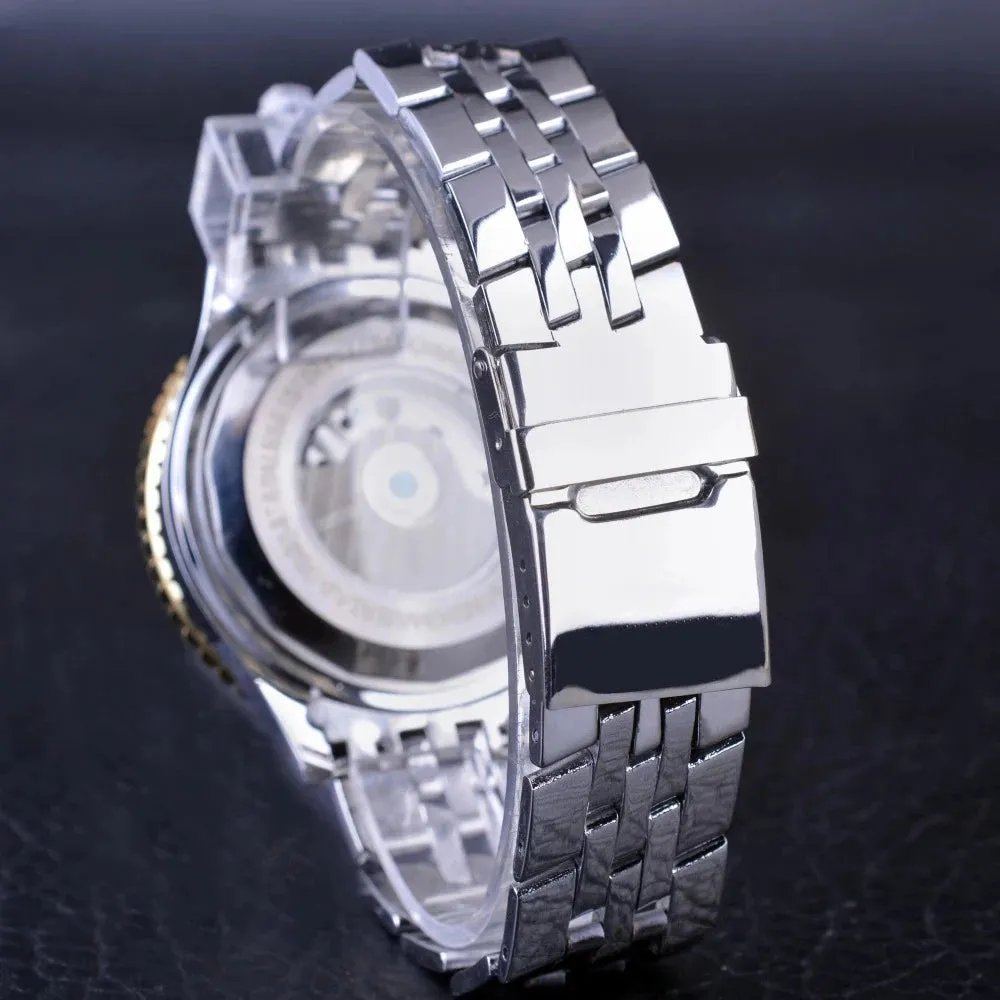 Aviator BRTL Man's Luxury Wrist Sport Multifunction Watch Automatic Tourbillion Design Movement Date Day,Week & Month Calendar Waterproof