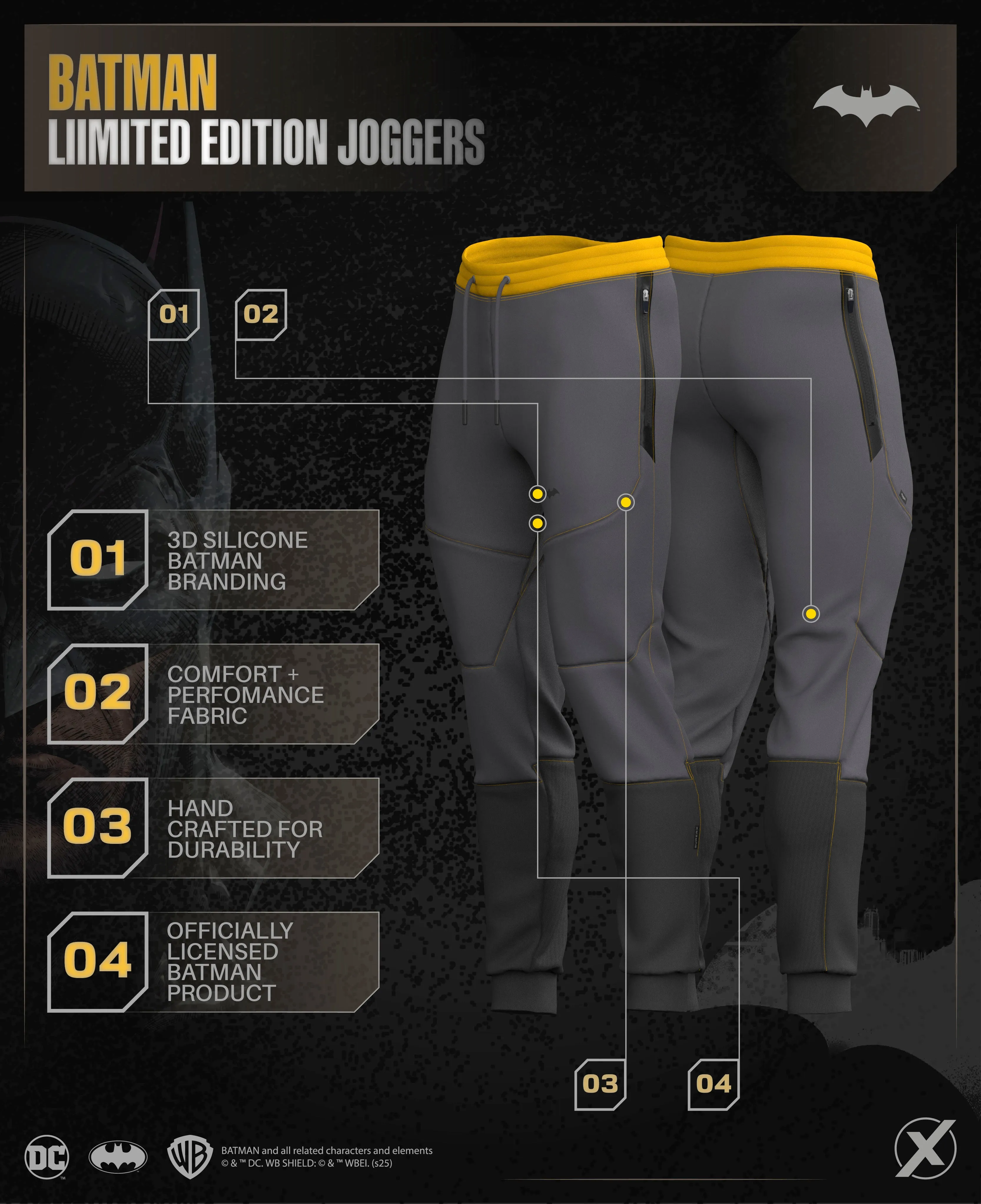BATMAN Limited Edition Collectors Bundle w/ Free LTD Shirt
