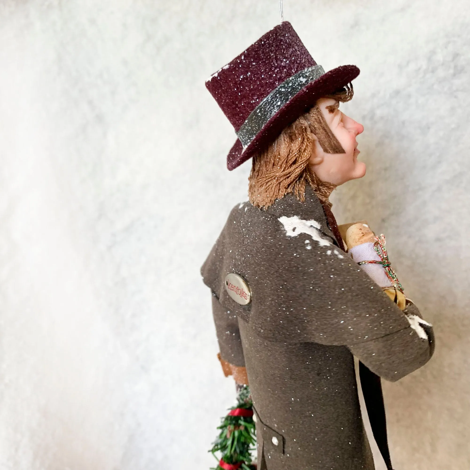 Bob Cratchet with Christmas surprises - Hanging Ornament - A Christmas Carol