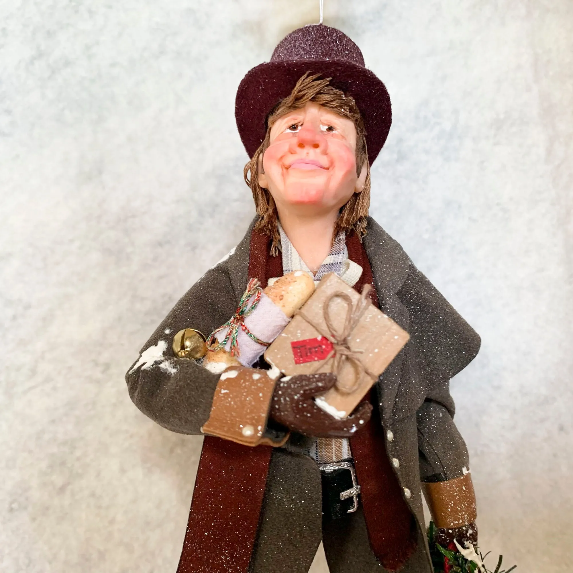 Bob Cratchet with Christmas surprises - Hanging Ornament - A Christmas Carol