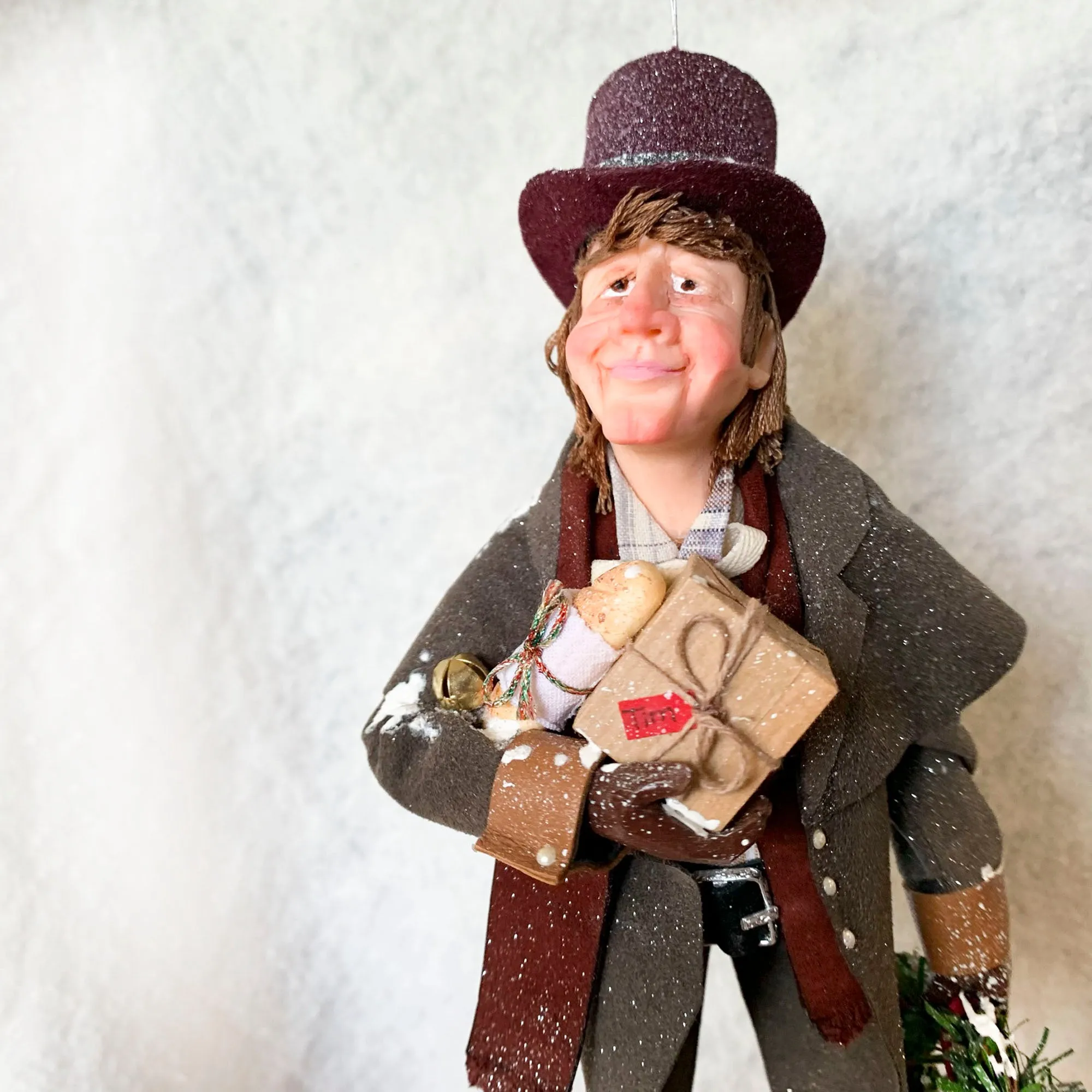 Bob Cratchet with Christmas surprises - Hanging Ornament - A Christmas Carol