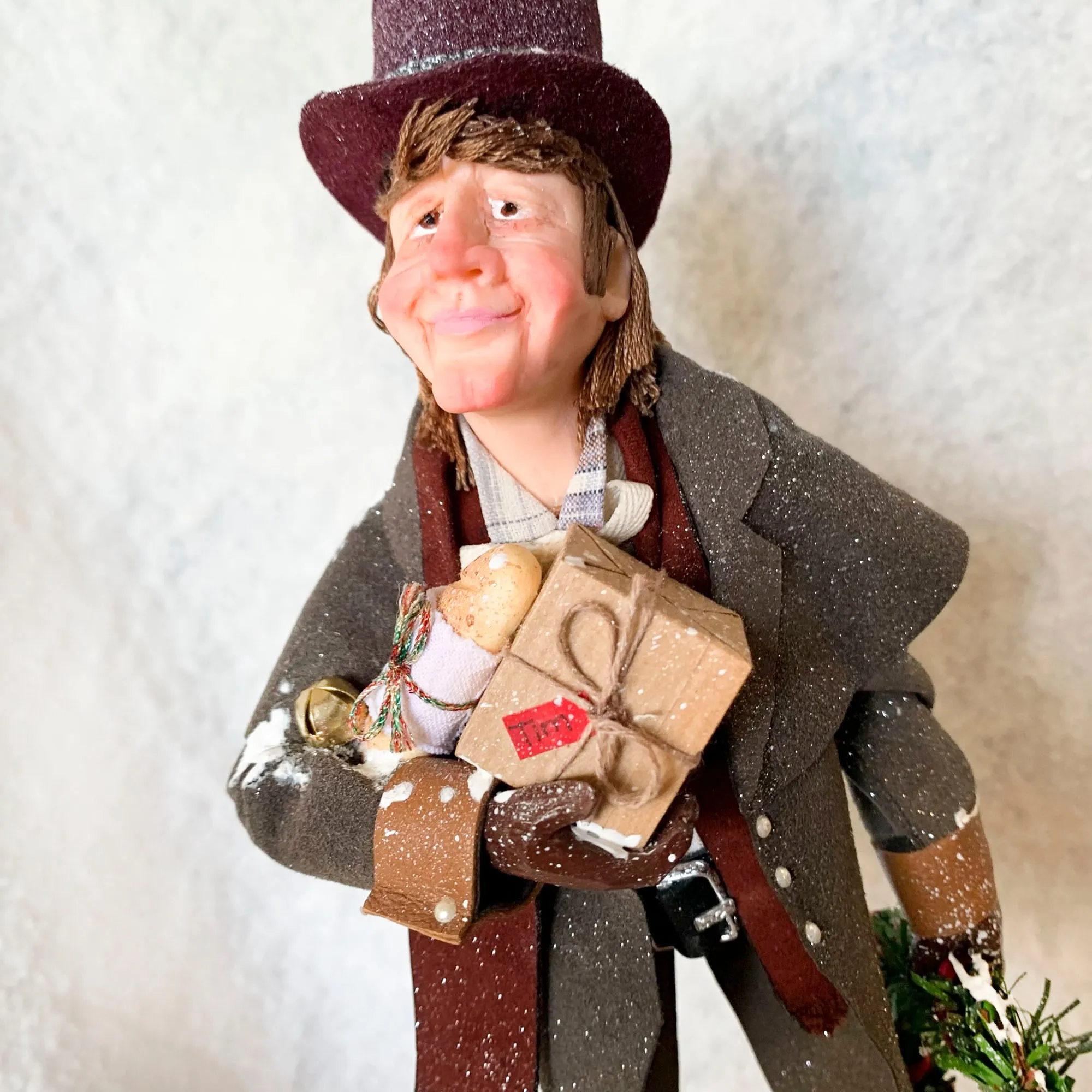 Bob Cratchet with Christmas surprises - Hanging Ornament - A Christmas Carol