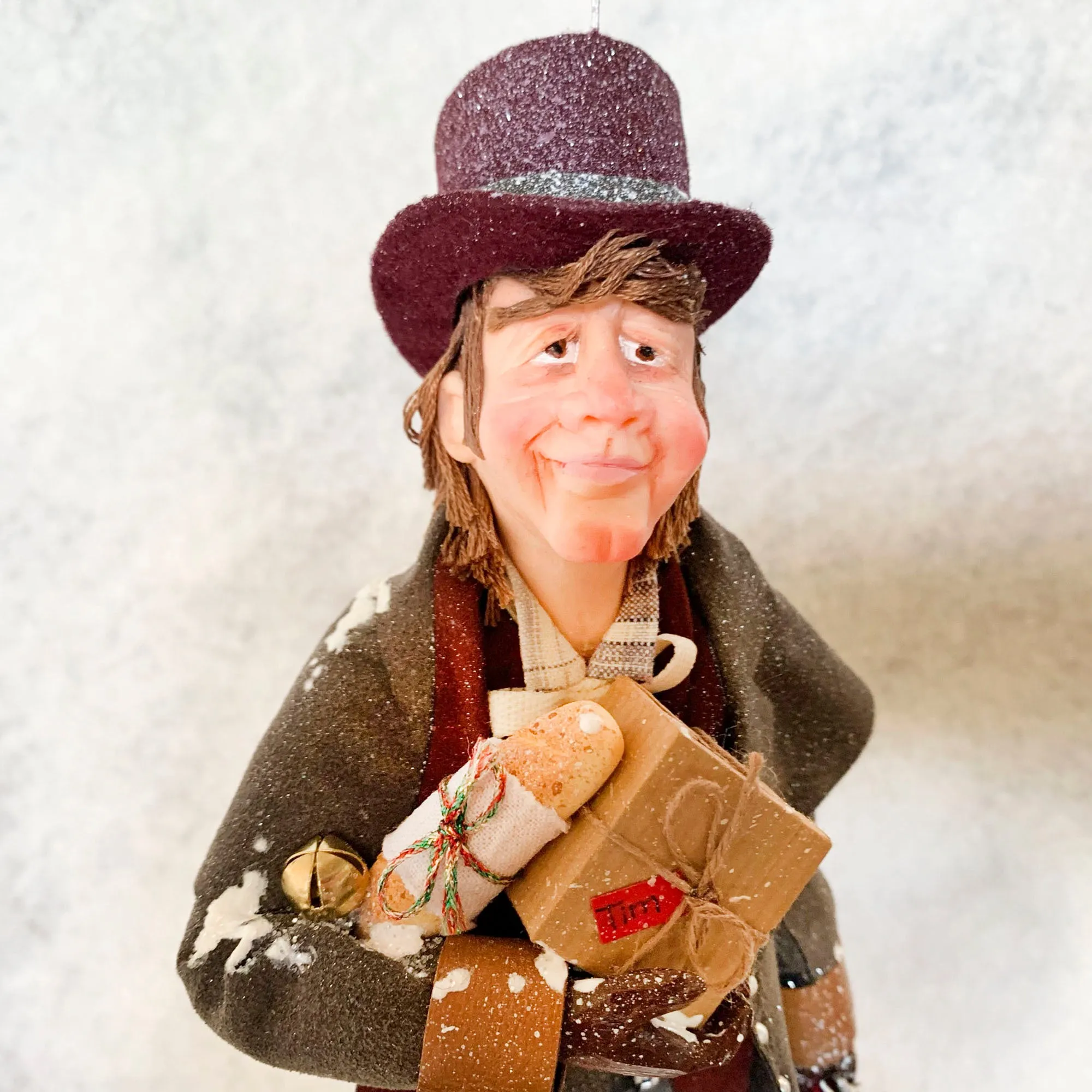 Bob Cratchet with Christmas surprises - Hanging Ornament - A Christmas Carol