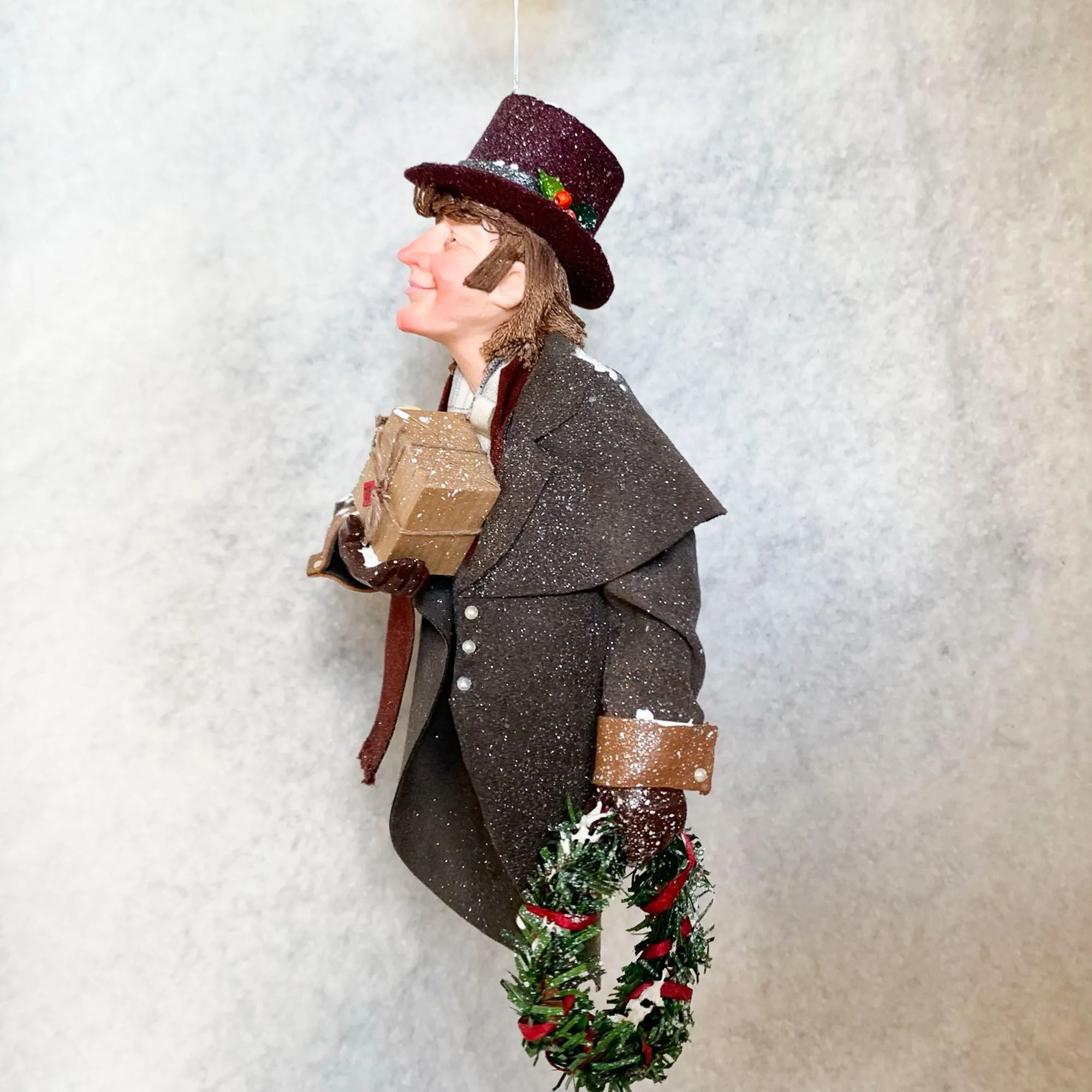 Bob Cratchet with Christmas surprises - Hanging Ornament - A Christmas Carol