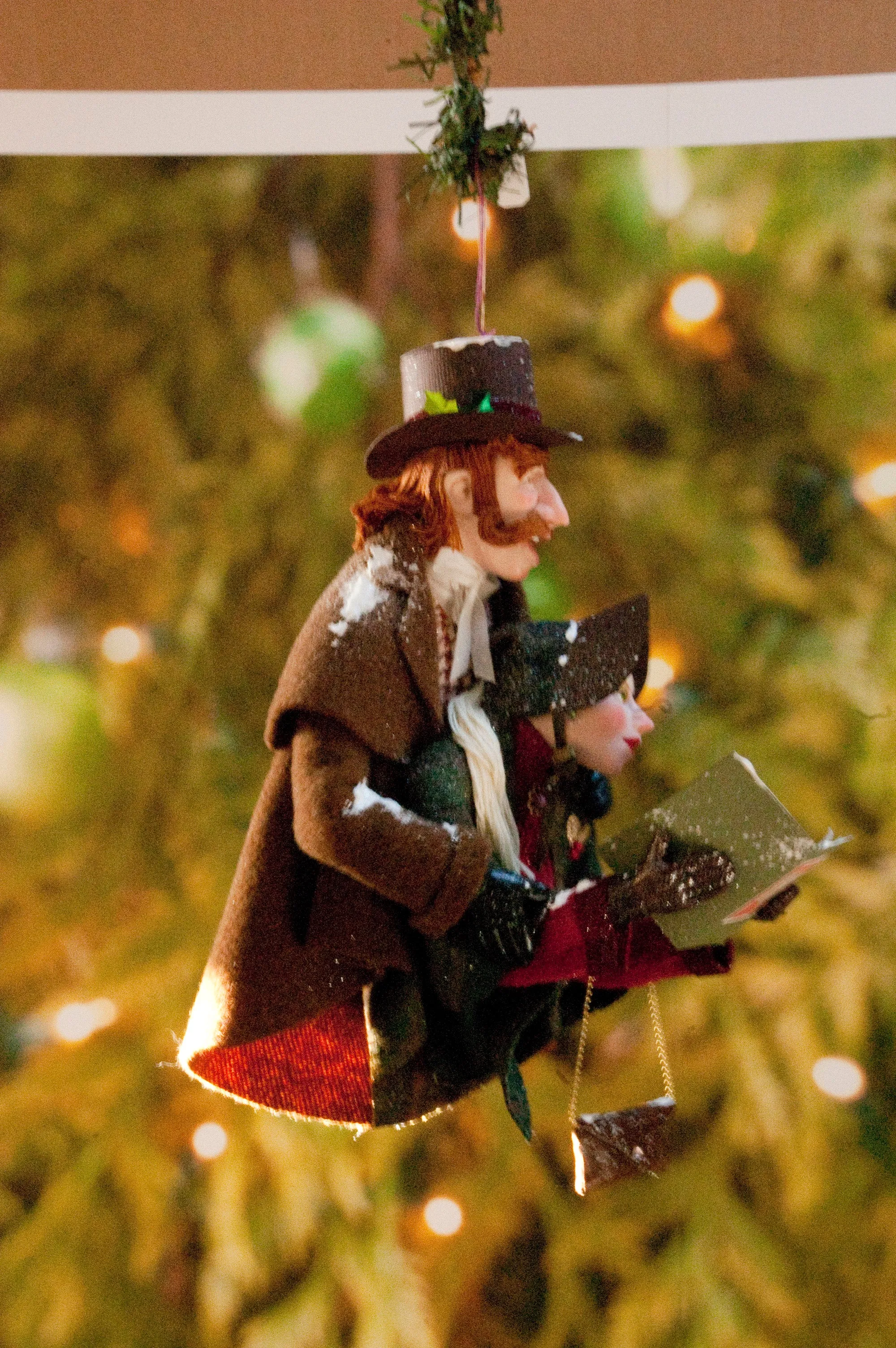 Christmas Carollers Ornament - Singing Duo - Handmade Christmas by Ken Fedoruk