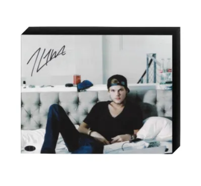 DJ Avicii Facsimile Autograph 11x14 Canvas Print Wall Art
