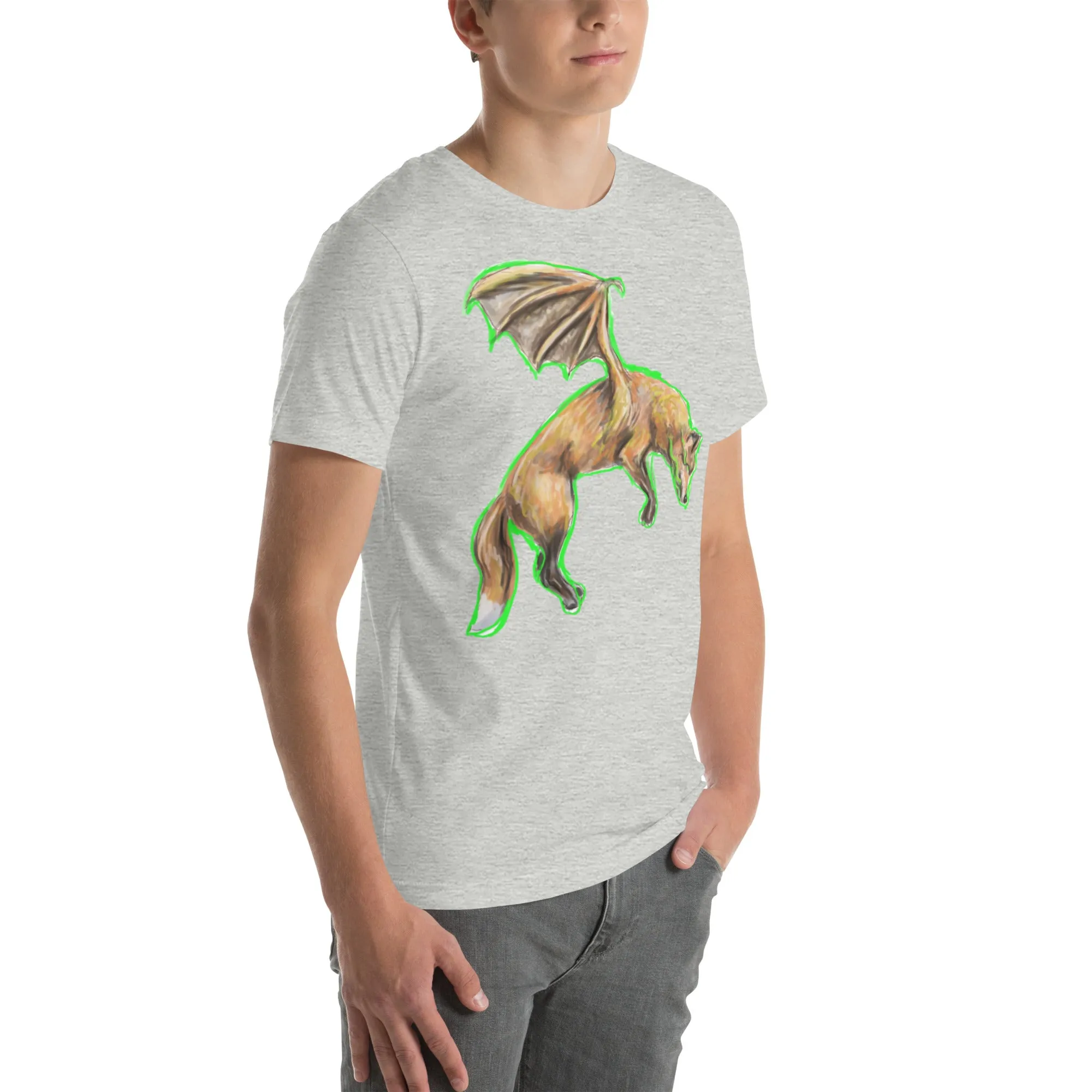 Dragon Fox Unisex t-shirt