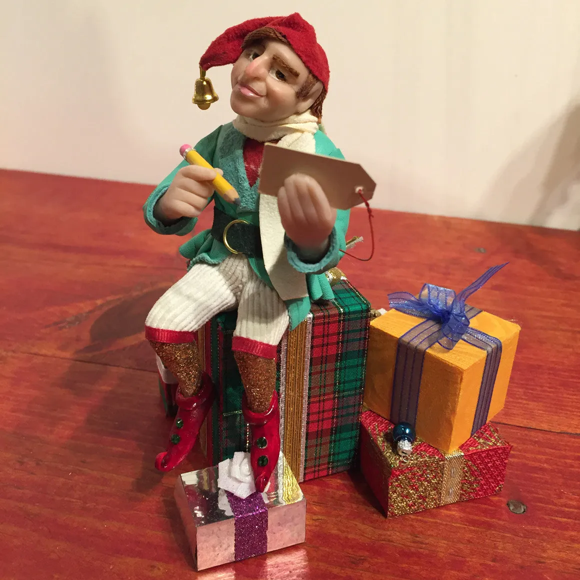 Elf - Santa's Elf is wrapping presents