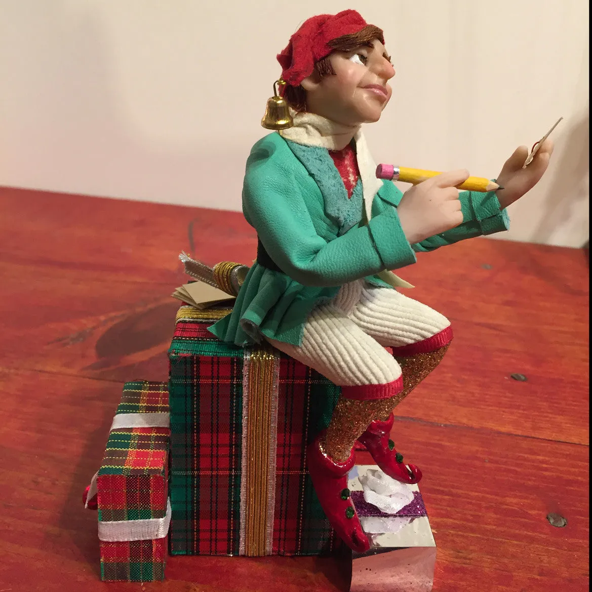 Elf - Santa's Elf is wrapping presents