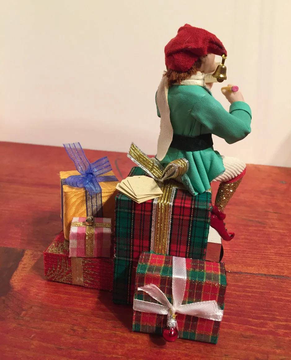 Elf - Santa's Elf is wrapping presents