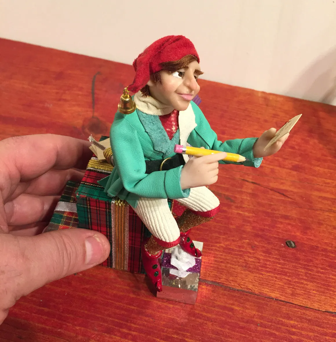 Elf - Santa's Elf is wrapping presents