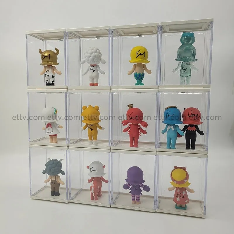 ETTV 2016 POPMART Kennyswork Molly Zodiac Series - Complete Hand-Signed Set with Secret Chase, 1st Edition