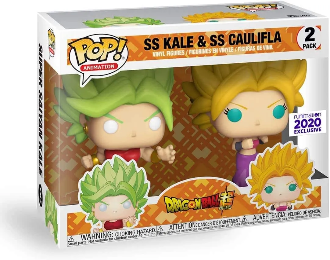 Funko Pop! Animation: Dragon Ball Z - Kale Caulifla 2-Pack Exclusive