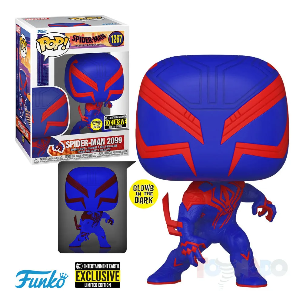 Funko Pop! Marvel #1267 - Spider-Man: Across the Spider-Verse - Spider-Man 2099 (G-I-T-D) Vinyl Figure (68370) LOW STOCK