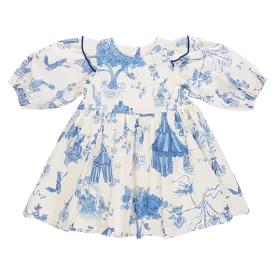 Girls Brooke Dress - Blue Circus