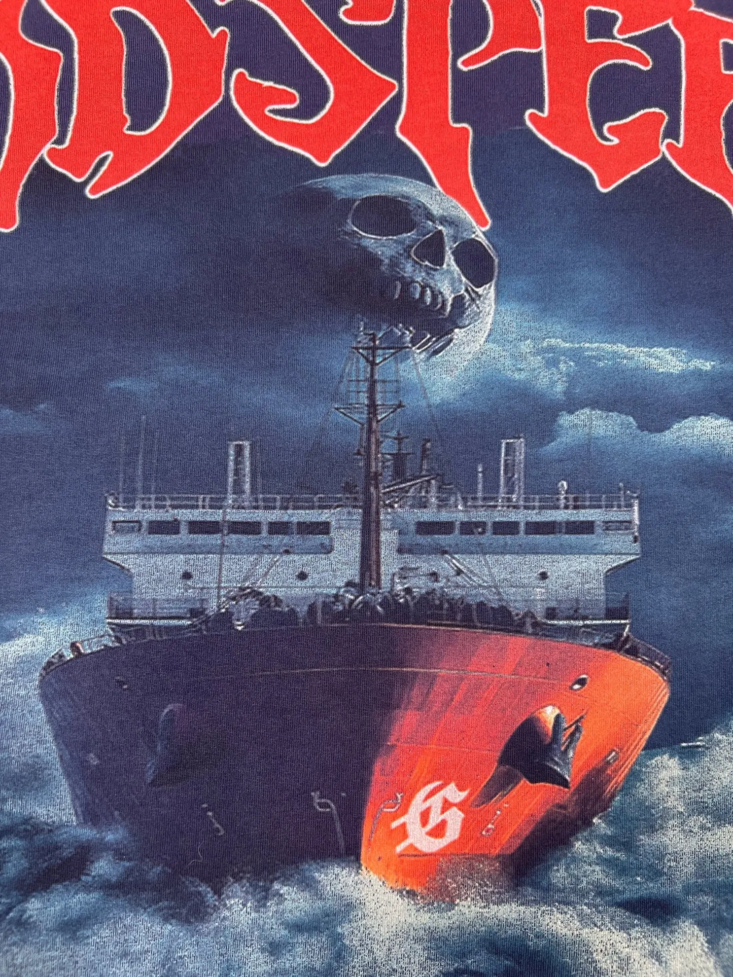 Godspeed Sea Sick T-Shirt (Navy) - GSSSNAVY