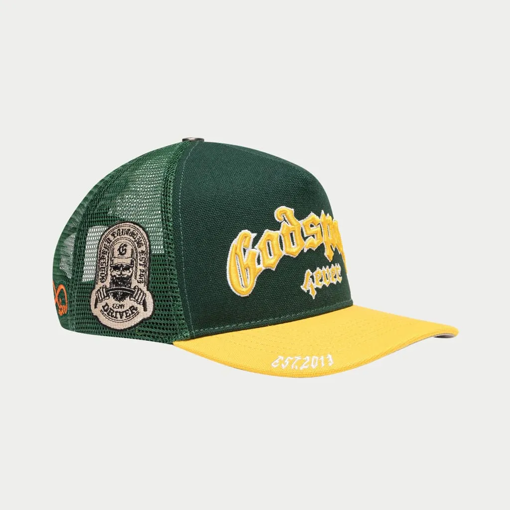 Gs Forever Trucker Hat (Green/yellow) - GSFTHGY