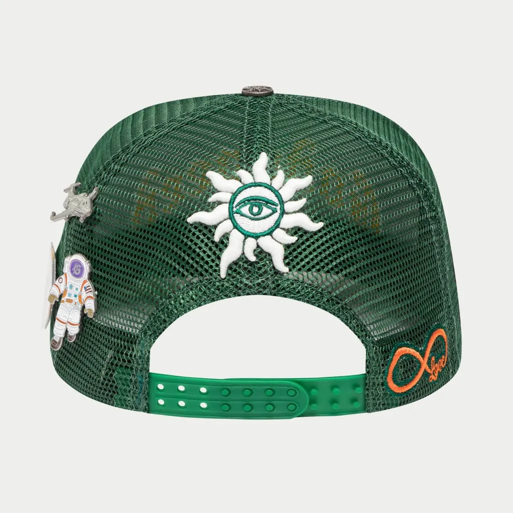 Gs Forever Trucker Hat (Green/yellow) - GSFTHGY