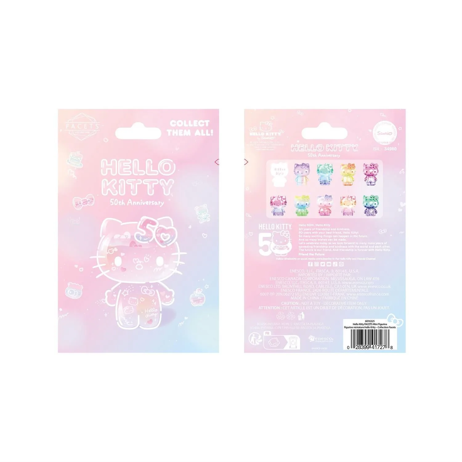 Hello Kitty Mini Figurine Blind Bag (50th Anniversary)