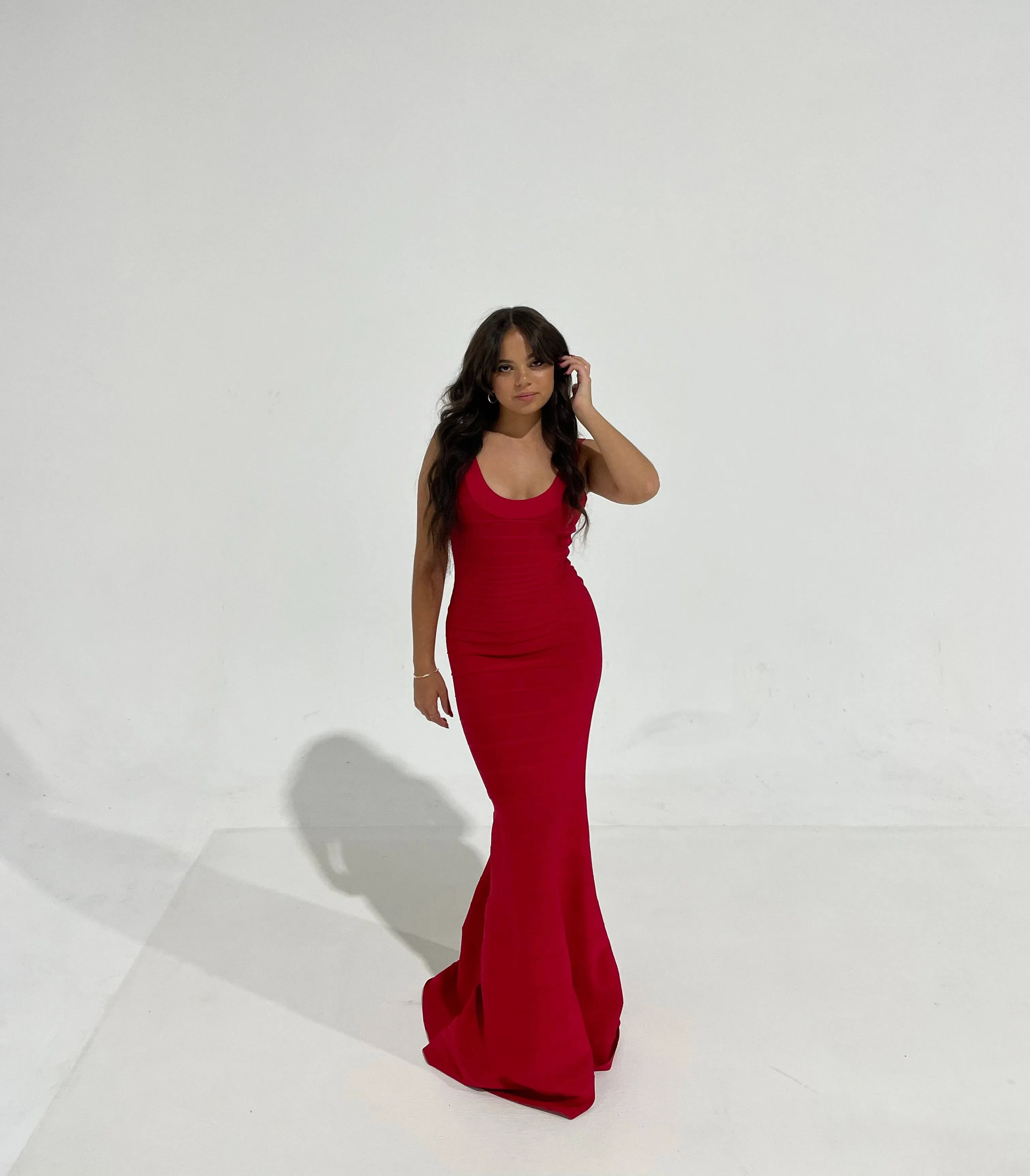 Herve Leger - Ellen Bandage Gown in Red