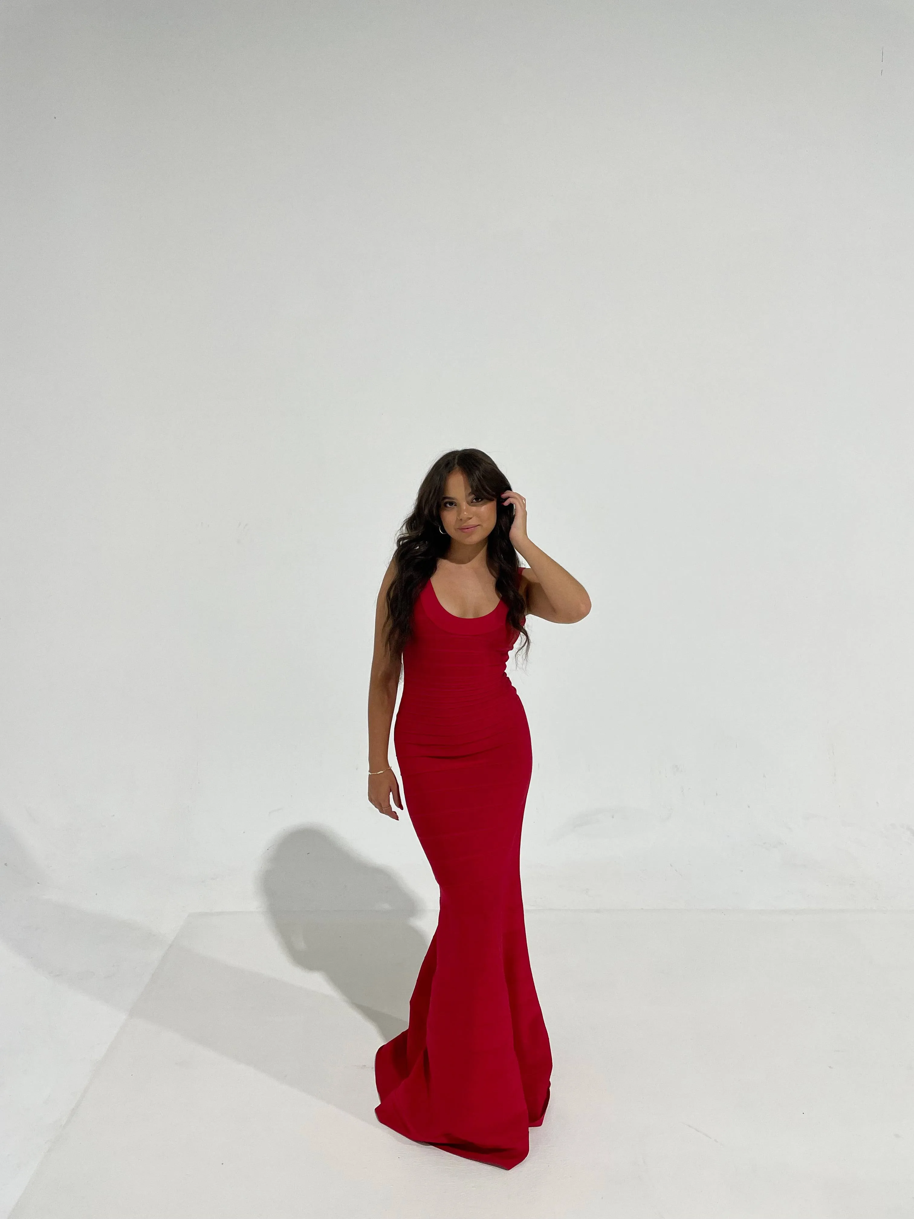 Herve Leger - Ellen Bandage Gown in Red