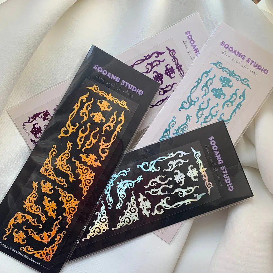 hologram frames sticker(3color)