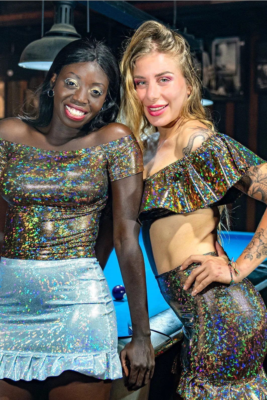 Holographic Seorita Crop Top | 13 Colors