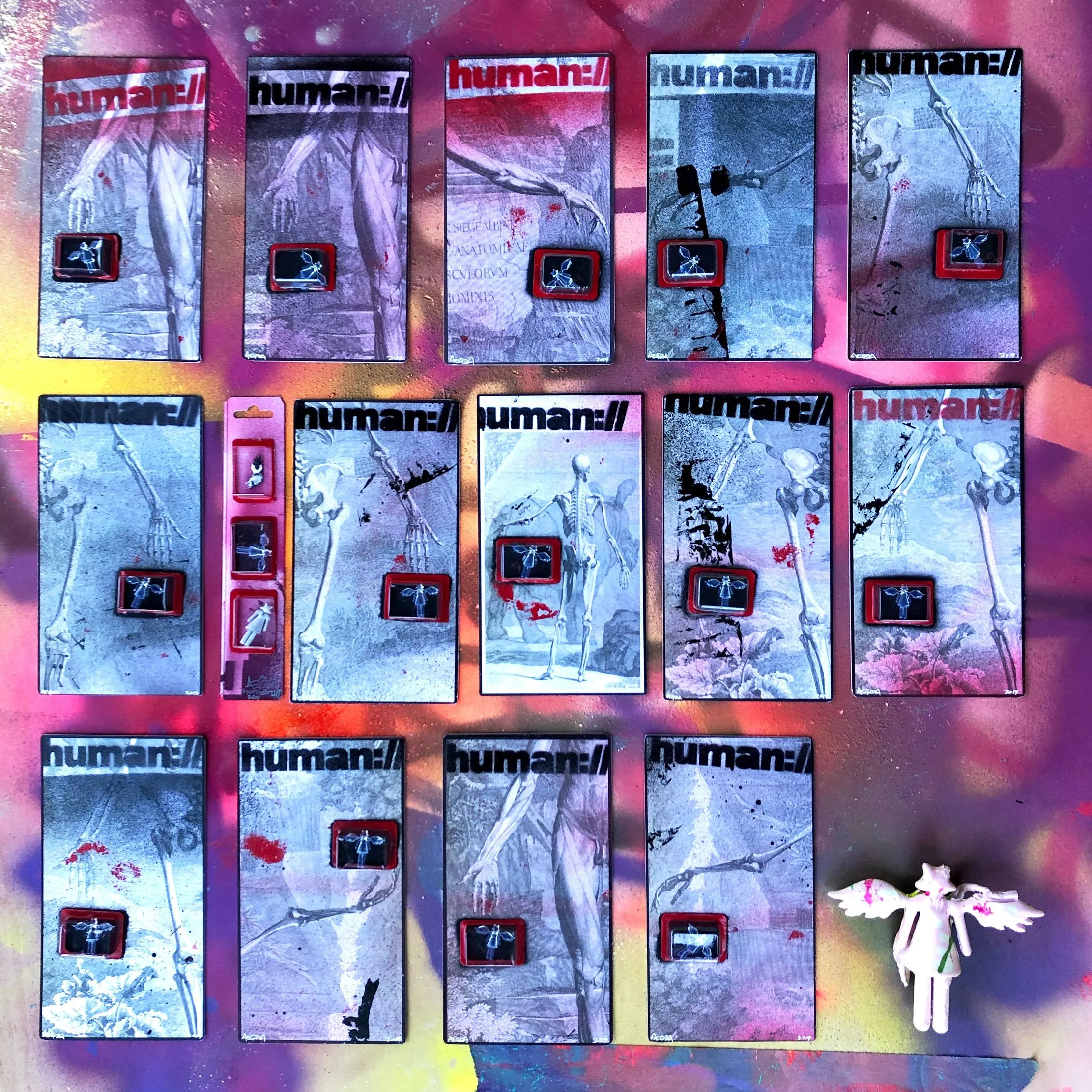 human://Starhead New World AEQEA Edition of 15 Custom Carded Mini Art Toy Figures