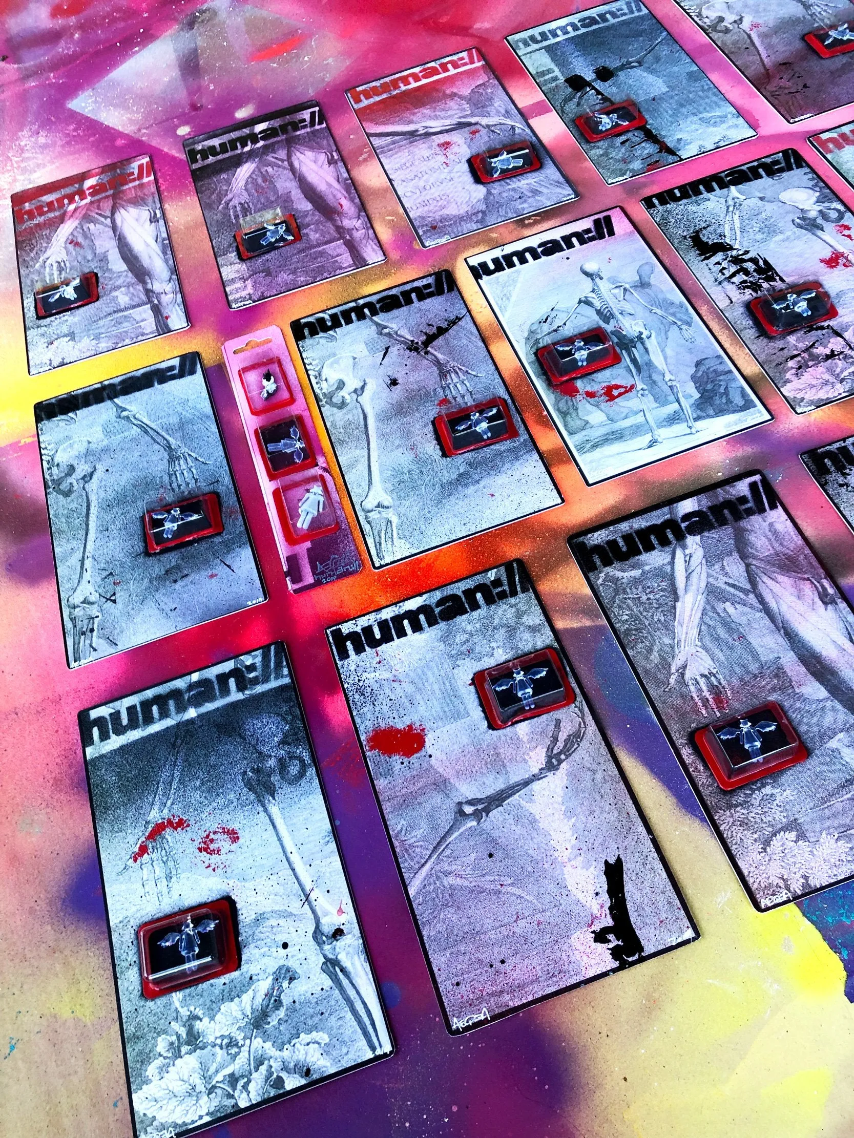 human://Starhead New World AEQEA Edition of 15 Custom Carded Mini Art Toy Figures