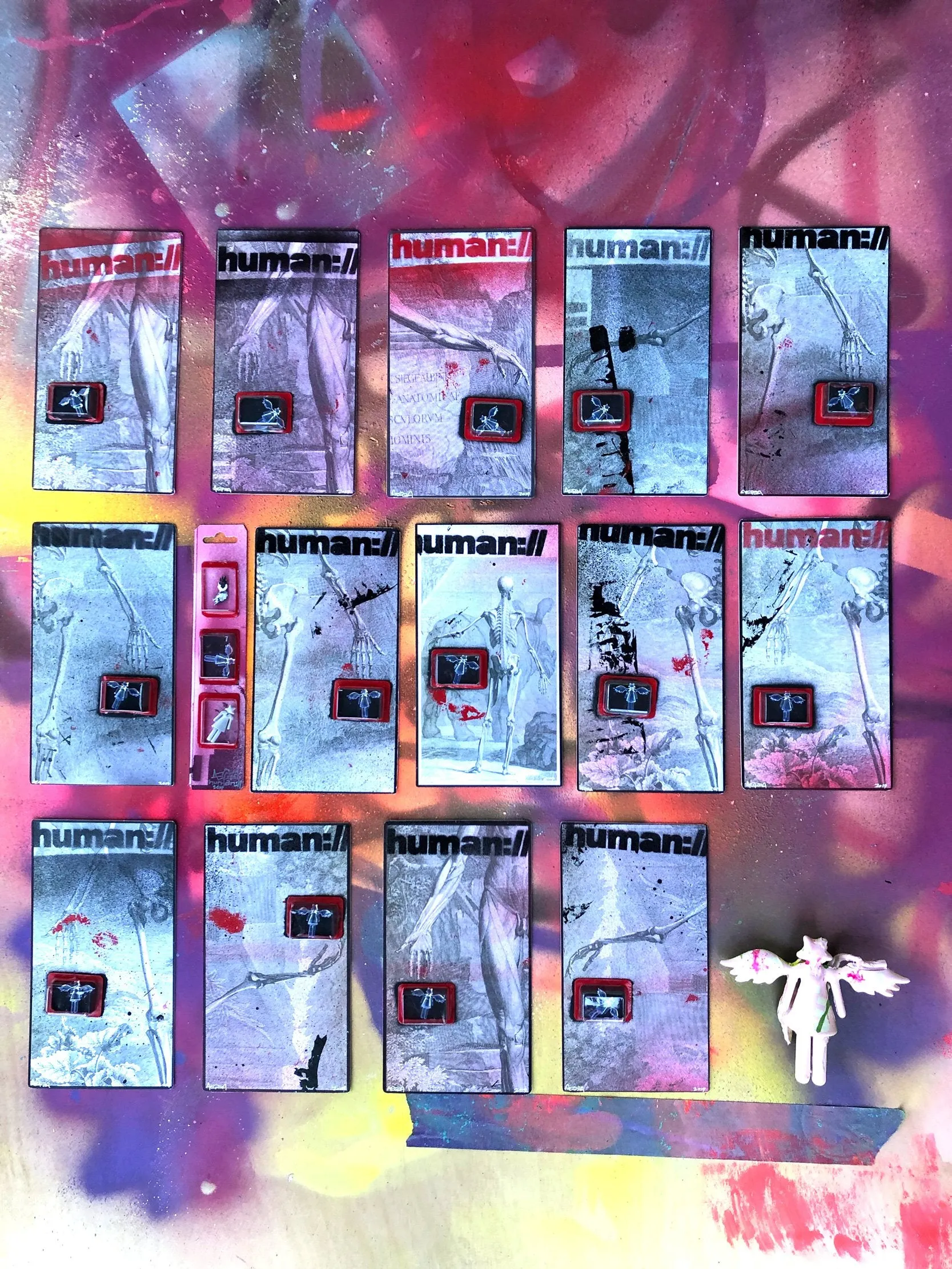 human://Starhead New World AEQEA Edition of 15 Custom Carded Mini Art Toy Figures