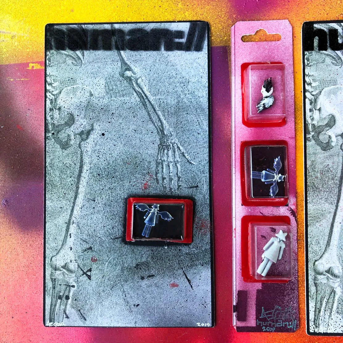 human://Starhead New World AEQEA Edition of 15 Custom Carded Mini Art Toy Figures