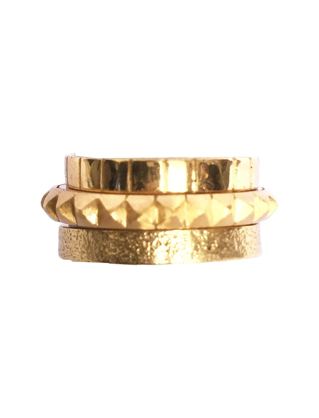 Isi Midi-Ring Lines Pyramid Soiled Set
