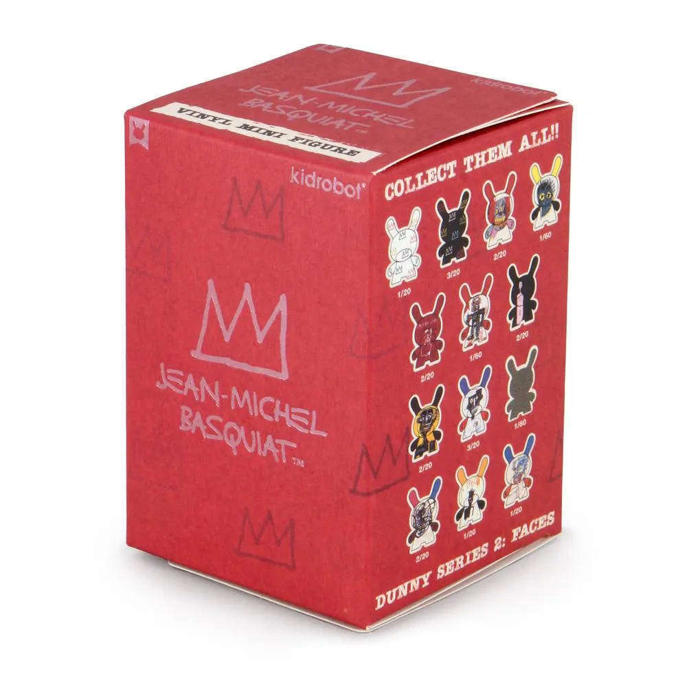 Jean-Michel Basquiat Faces Dunny Mini Series 2 by Kidrobot