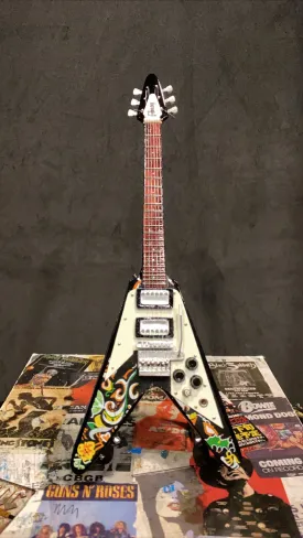 Jimi Hendrix Gibson Flying V Miniature Guitar