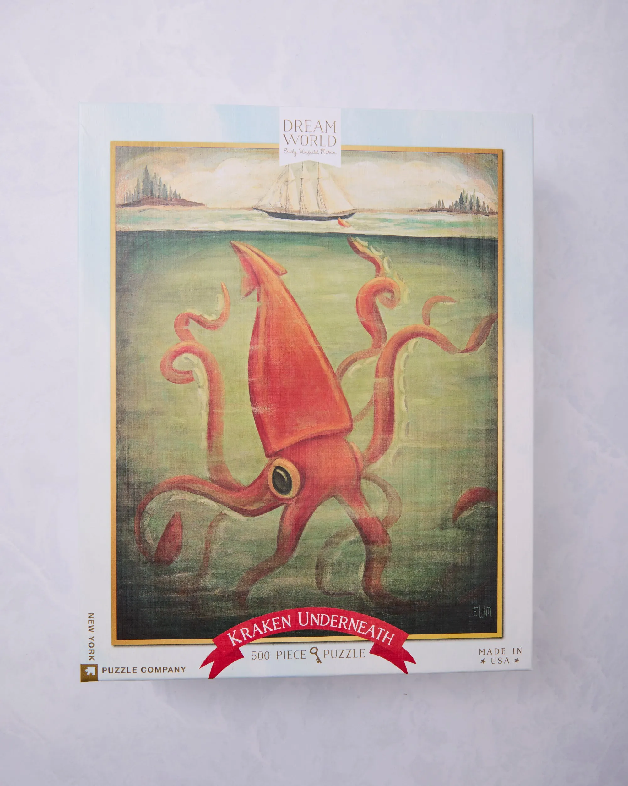 Kraken Underneath - 500 Piece Puzzle - New York Puzzle Company