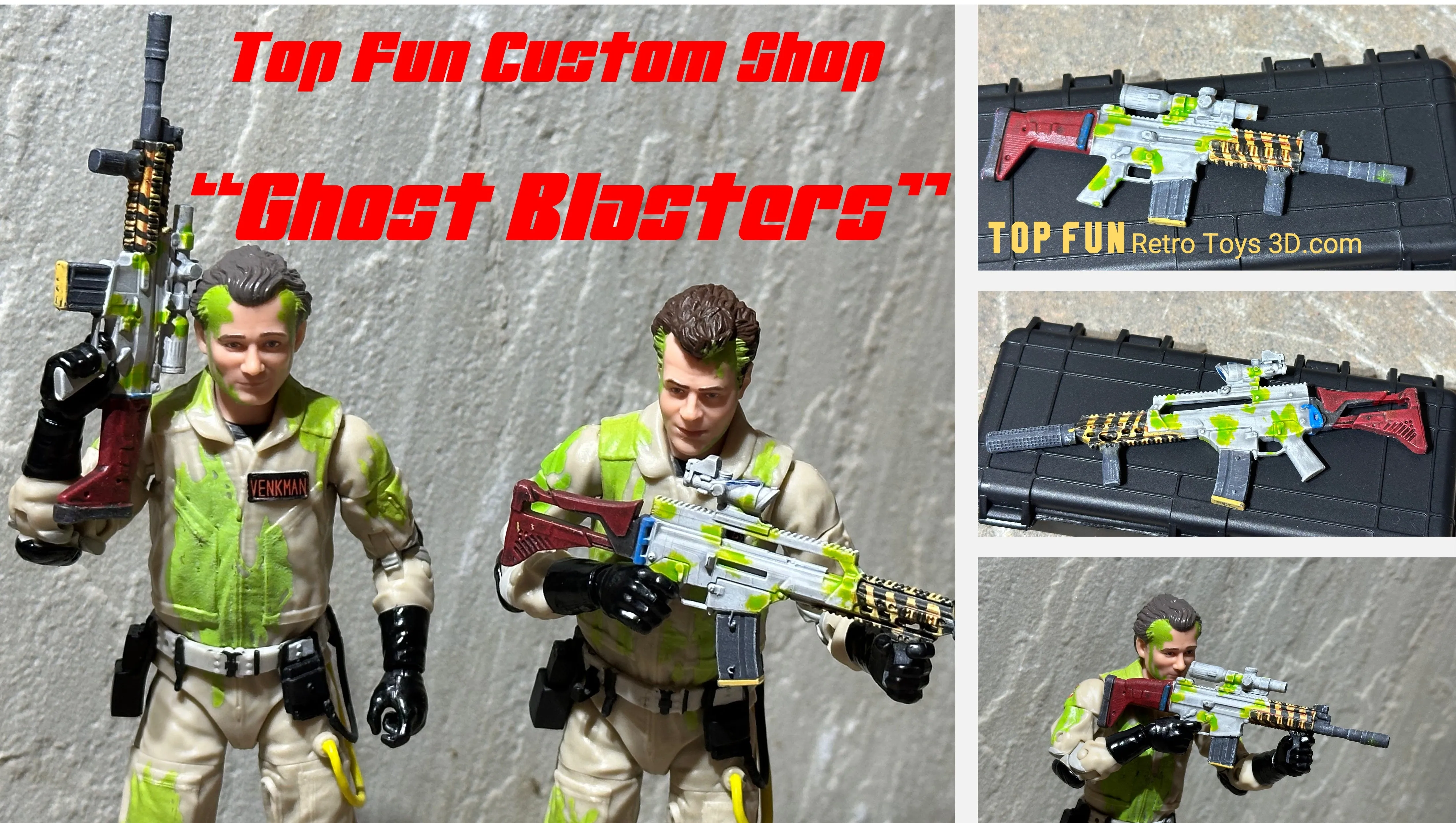 **Limited Edition Ghost Blasters 1:12 Rifle**