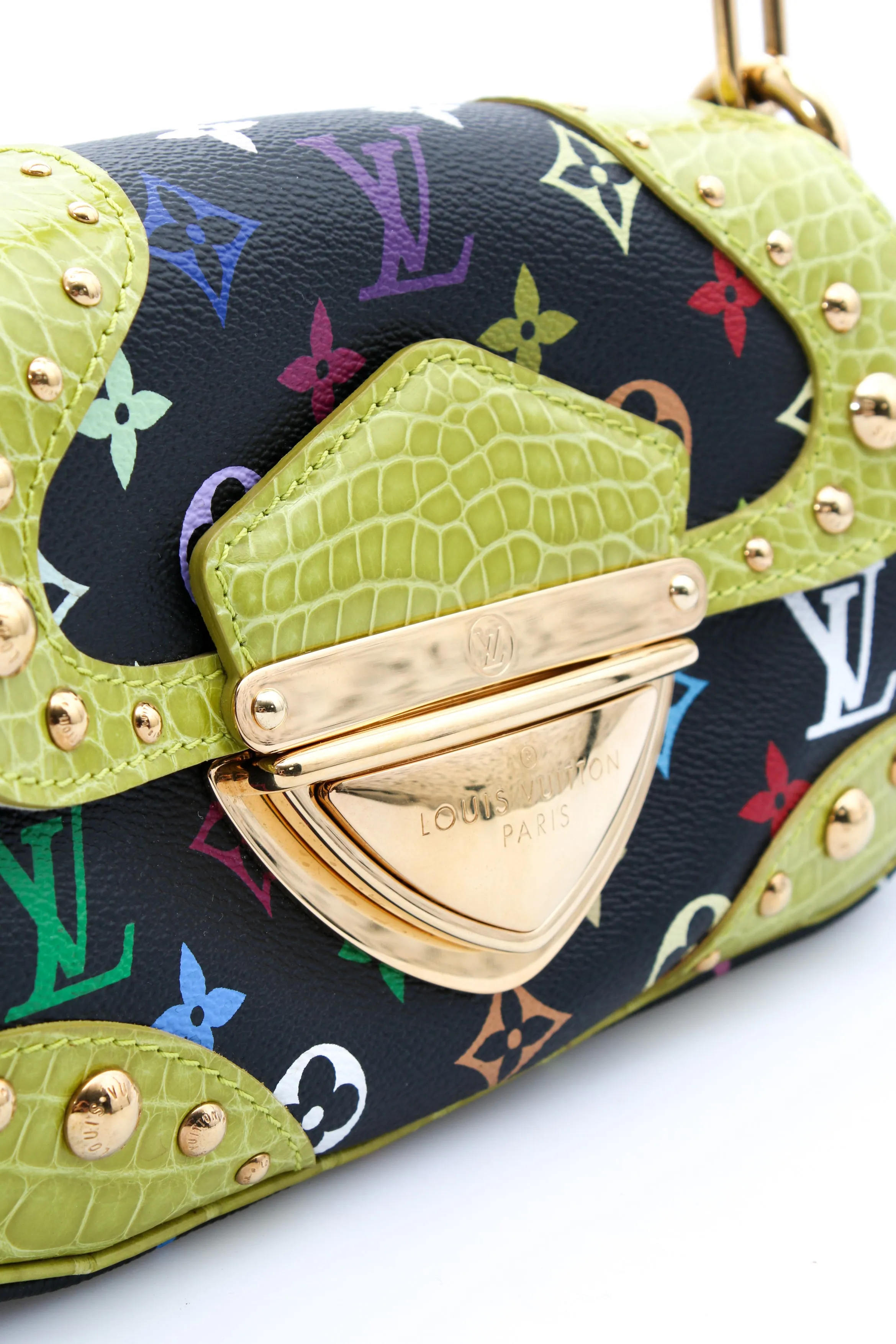 Louis Vuitton X Takashi Murakami Monogram Croc Marilyn Bag