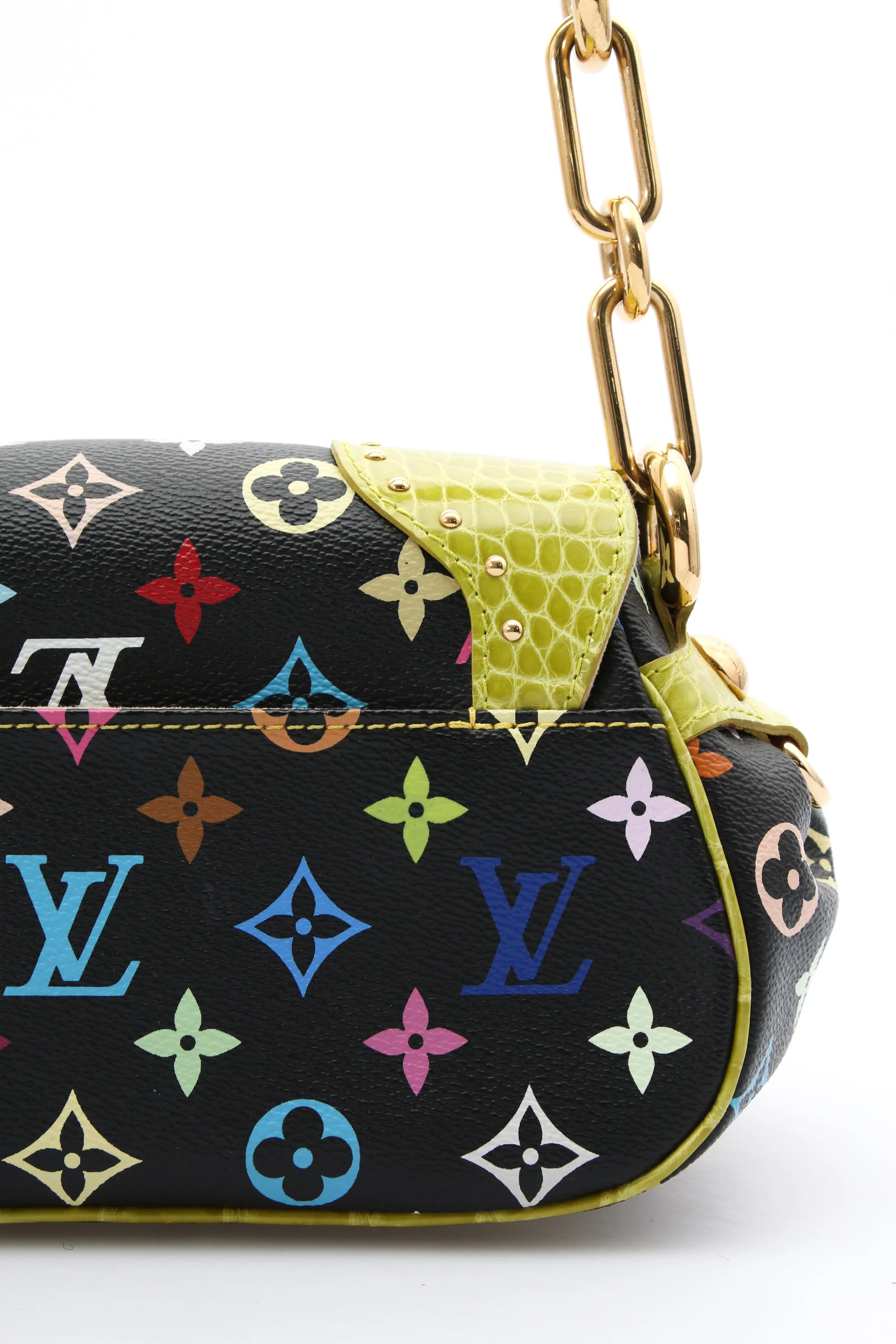 Louis Vuitton X Takashi Murakami Monogram Croc Marilyn Bag