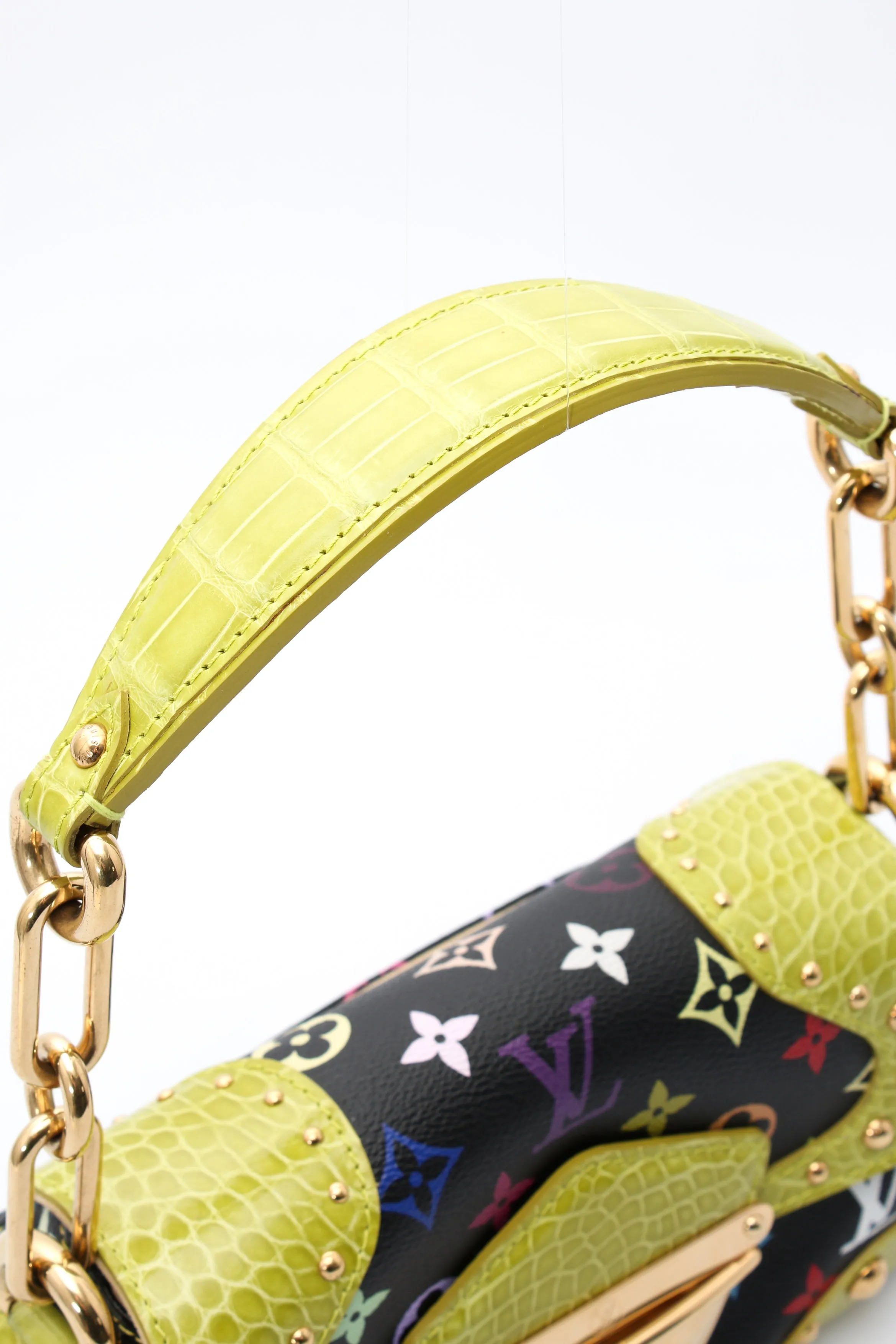Louis Vuitton X Takashi Murakami Monogram Croc Marilyn Bag