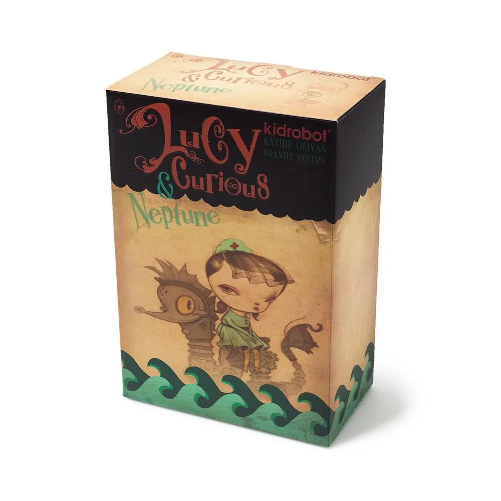 Lucy Curious Dark Harbor 7" Art Figure by Kathie Olivas - KR.com Exclusive White (Limited Edition of 200)