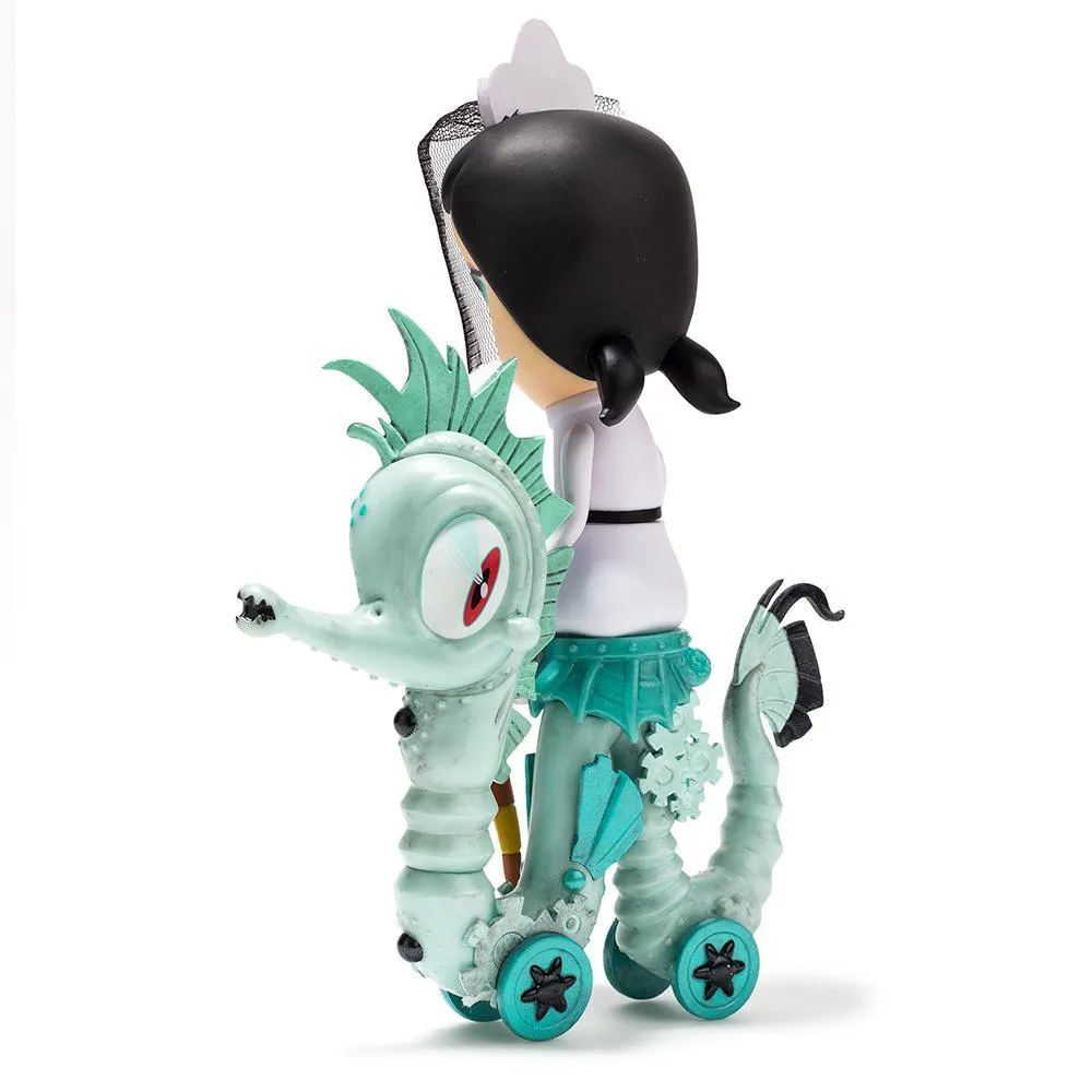 Lucy Curious Dark Harbor 7" Art Figure by Kathie Olivas - KR.com Exclusive White (Limited Edition of 200)